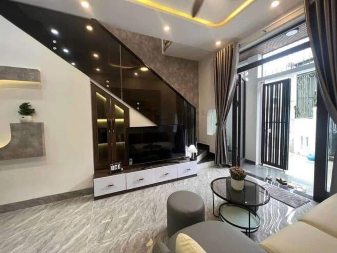 Cho Thuê Nhà Mới Xây 100% Tại Kiệt Đường Trần Cao Vân, Thanh Khê – Diện Tích 80m², Full Nội Thất