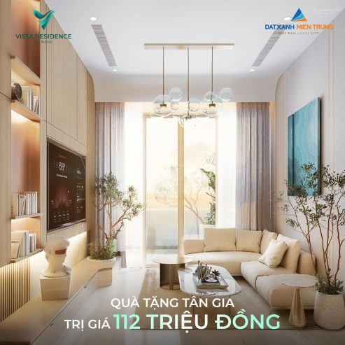 Bán Nhanh Căn Góc 2PN The Vista Đà Nẵng – 75m² View Sân Bay và Trực Diện Trường Đại Học